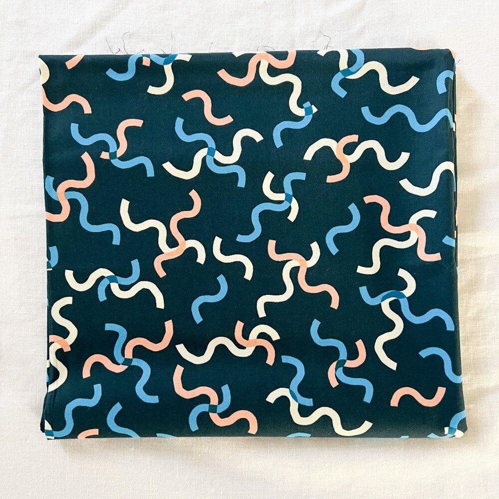 1.1 yd - Ruby Star Society - Anagram - Snakes (Navy) - Fabric